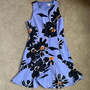 J.Crew Factory Sleeveless Fit and Flare Dress